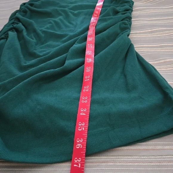 Michael Stars Women's Side-Ruched Ultra Rib Midi Dress - Scoop Neck, Size XLP - Picture 13 of 15